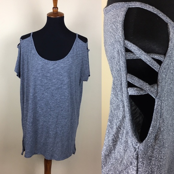 Athleta Tops - Athleta oversized open shoulder top size XL
